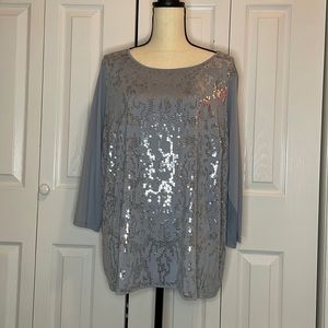 NWT beautiful Bob Mackie blouse.